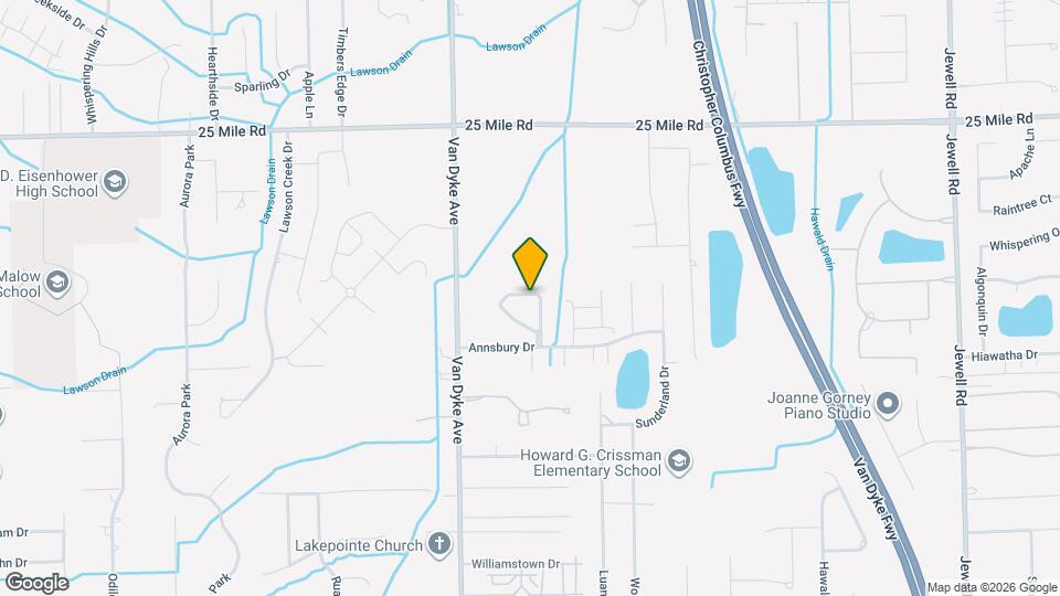 8306 N Annsbury Cir Map and Location Details
