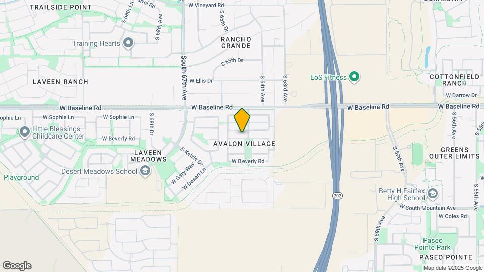 6414 W Constance Way Map and Location Details