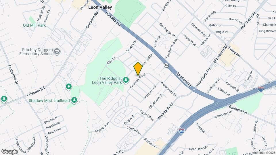 5605 Caraway Bend Map and Location Details