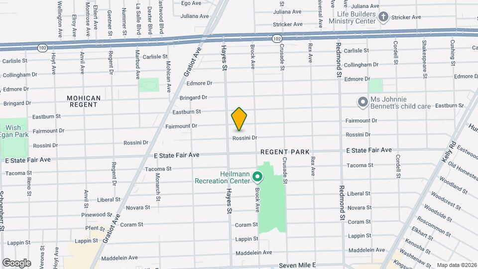 15243 Rossini Dr Map and Location Details