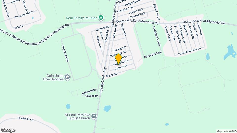 38 Quapaw St Map and Location Details