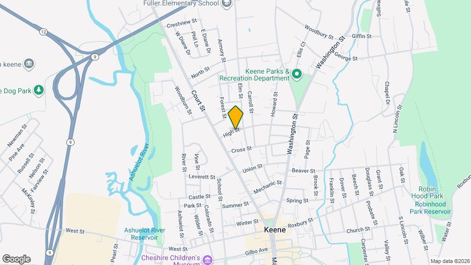 134 High St, Unit Sunny New England apartme Map and Location Details