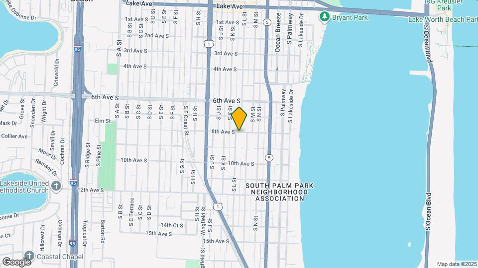 802 S L St, Unit A Map and Location Details