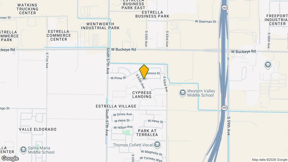 6429 W Cocopah St Map and Location Details