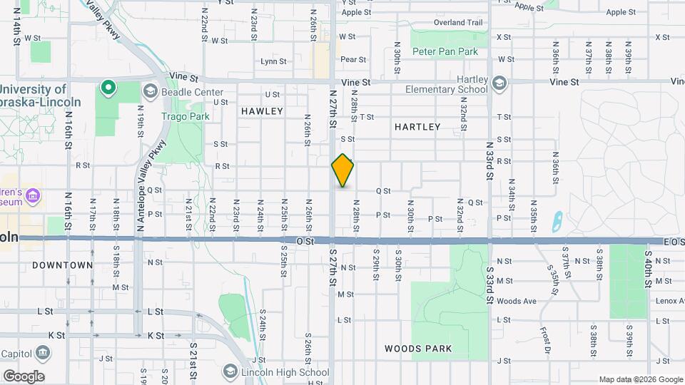 2707 Q St Map and Location Details