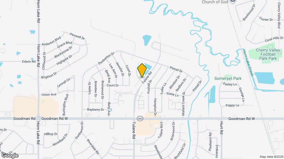 7322 Perrin Cv Map and Location Details