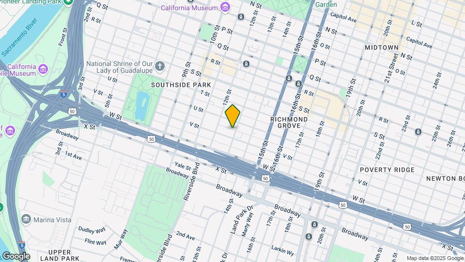 2116 13th St Map and Location Details