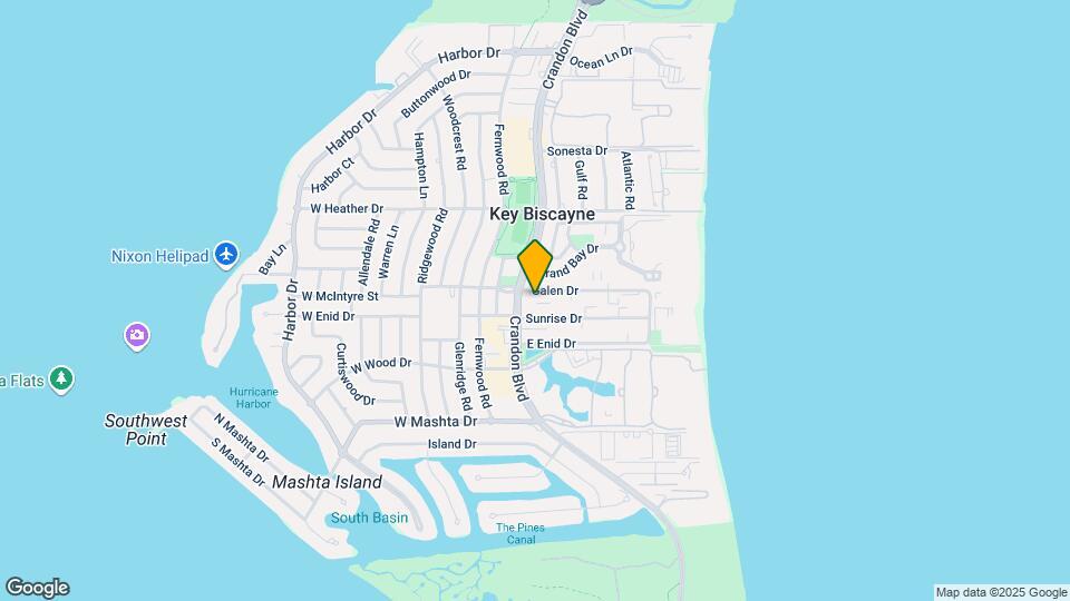 575 Crandon Blvd Map and Location Details