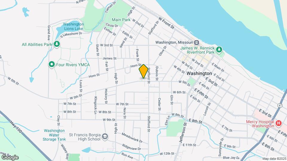 727 W 5th St Map and Location Details