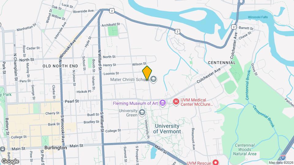 61 Mansfield Ave Map and Location Details