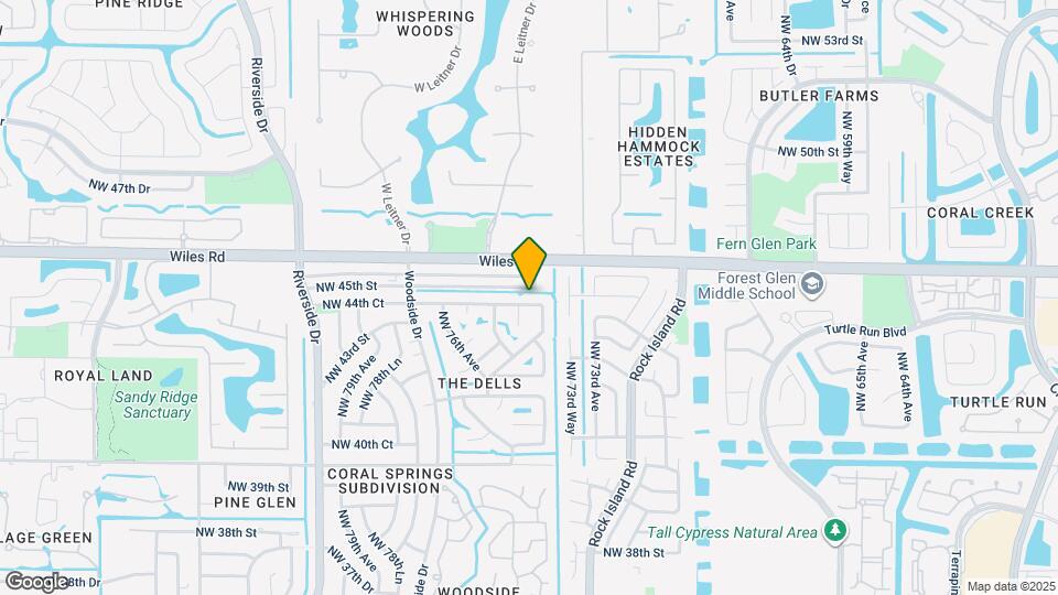 7503 NW 44th Ct Map and Location Details