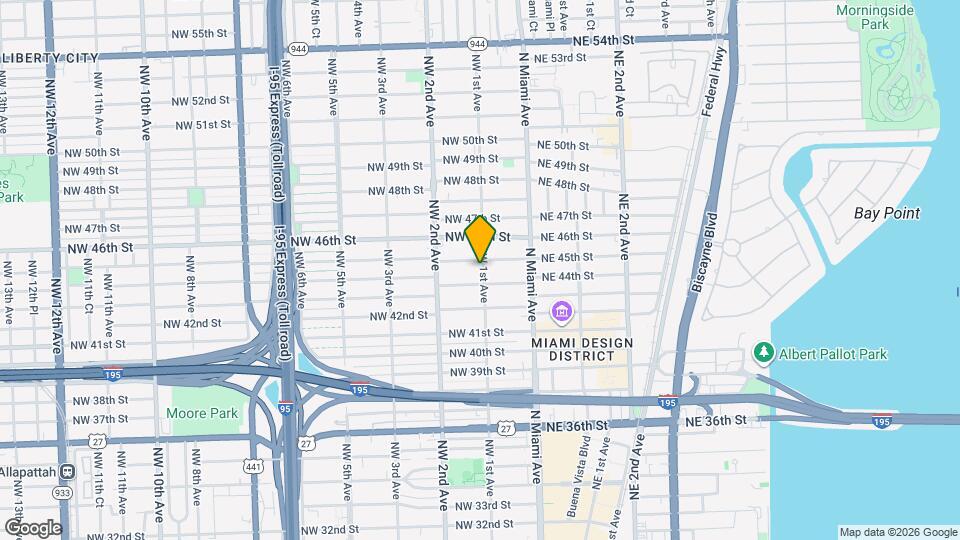 4430 NW 1st Ave Map and Location Details