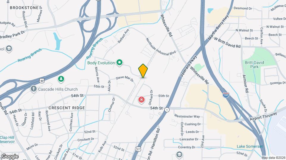 5614 Grove Ave Map and Location Details