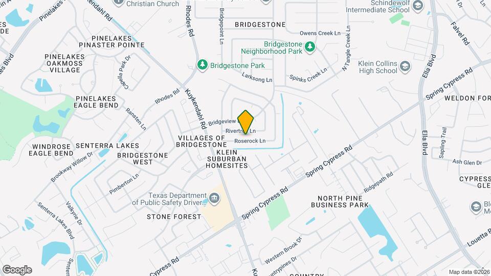 4718 Roserock Ln Map and Location Details