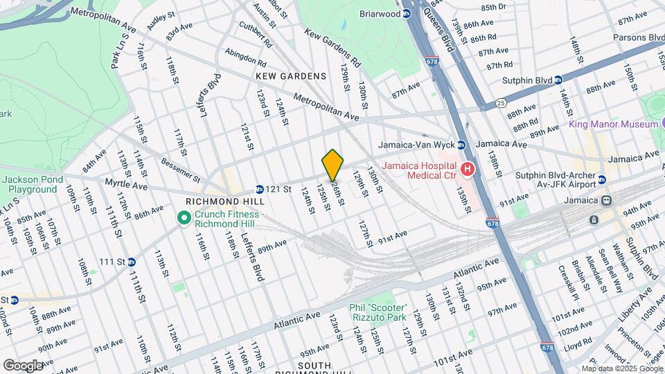 87-24 126th St Mapa y Detalles de la Ubicación