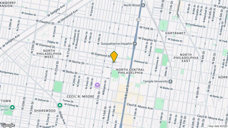 2015 N 16th St, Unit 1 Map and Location Details