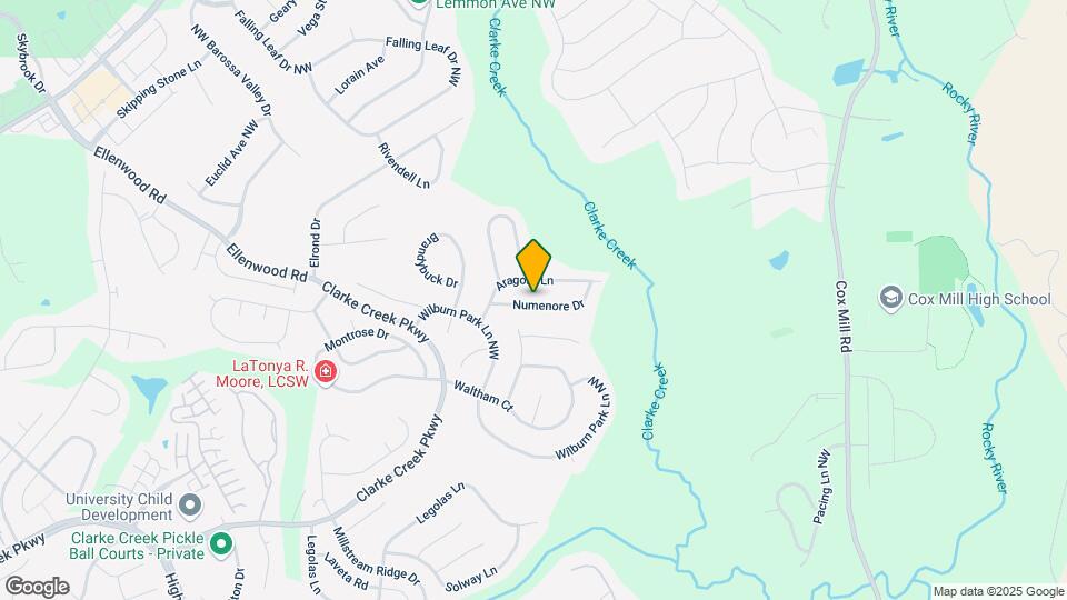 9535 Numenore Dr Mapa y Detalles de la Ubicación
