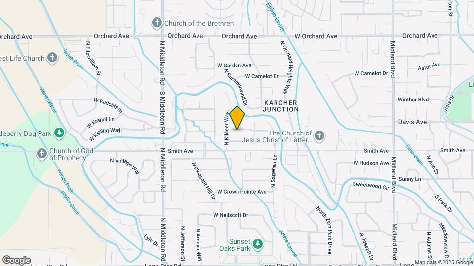 2101 W Curlew St Map and Location Details
