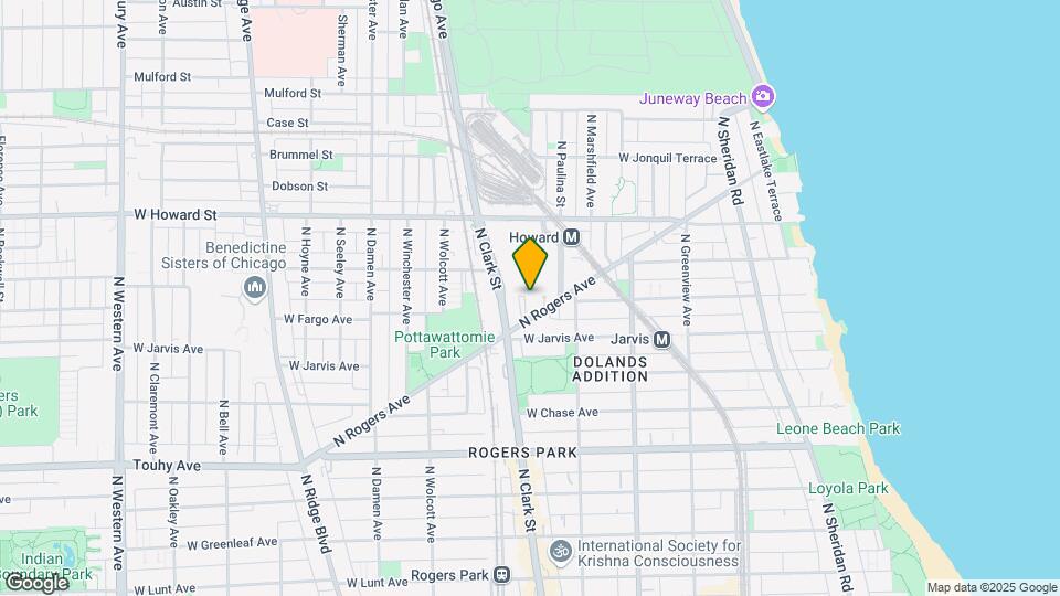 7434 N Hermitage Ave Mapa y Detalles de la Ubicación