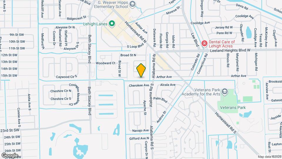 1110 Vineyard Pl Map and Location Details
