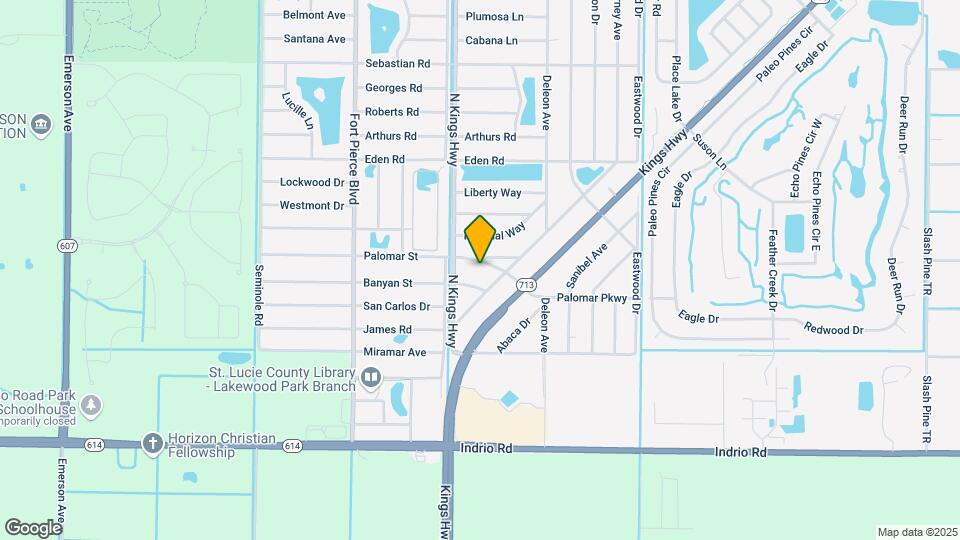 7105 Palomar Pkwy Map and Location Details