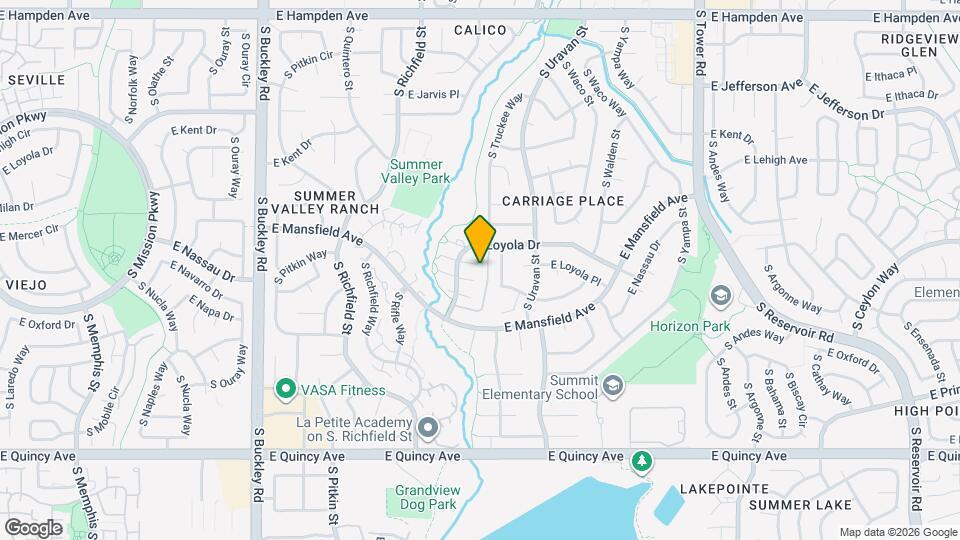 17672 E Loyola Dr Map and Location Details