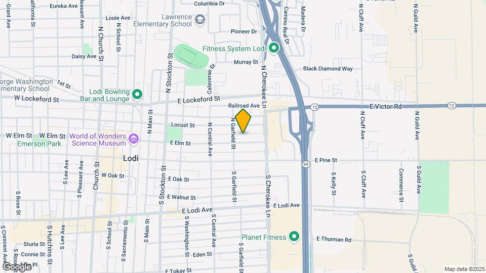 513 E Elm St Map and Location Details