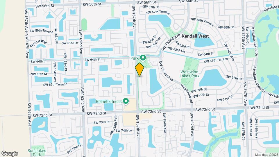 6760-sw156 SW 156th Ct Map and Location Details