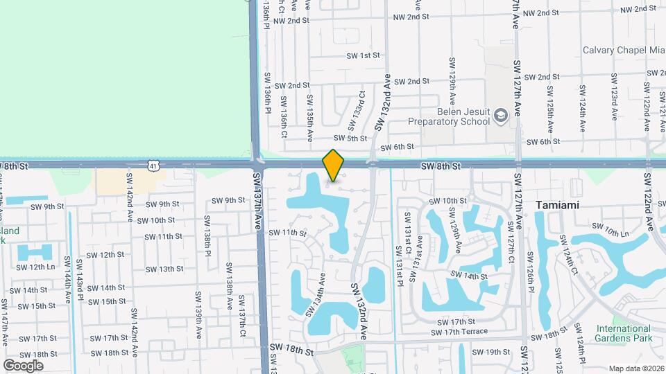 843 SW 134th Pl Mapa y Detalles de la Ubicación