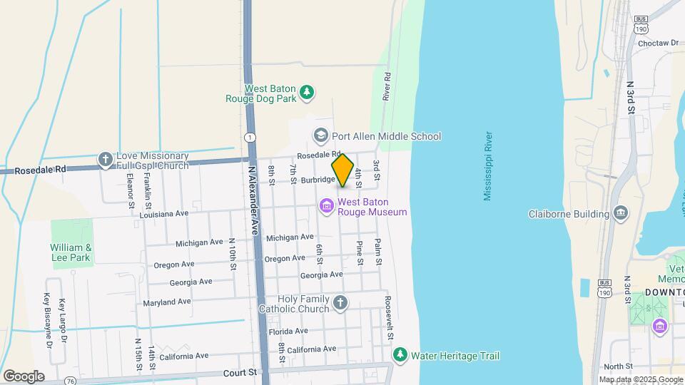 932 N Jefferson Ave Map and Location Details