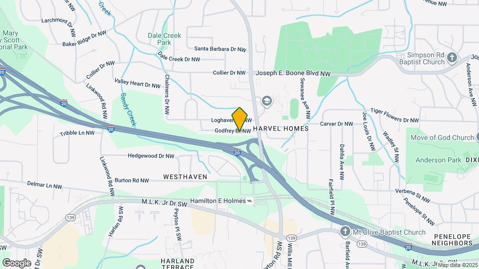 2542 Godfrey Dr NW Map and Location Details