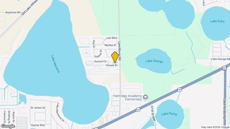 164 Sunset Dr Map and Location Details