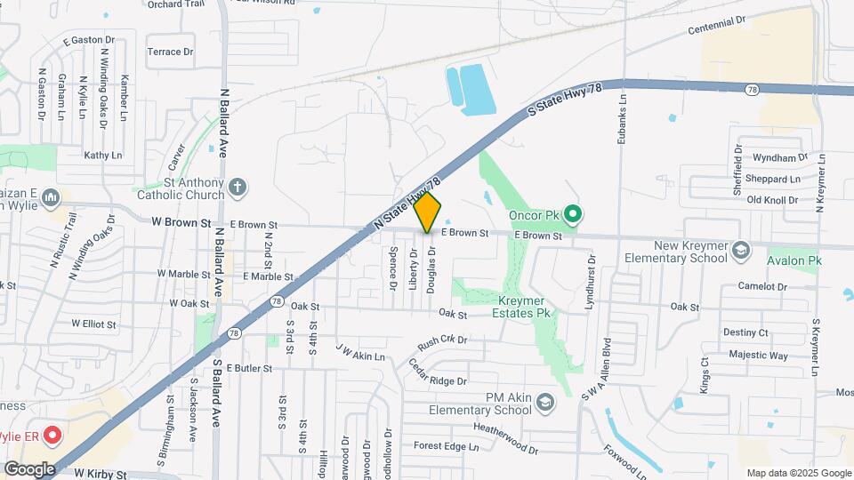 211 Douglas Dr Map and Location Details