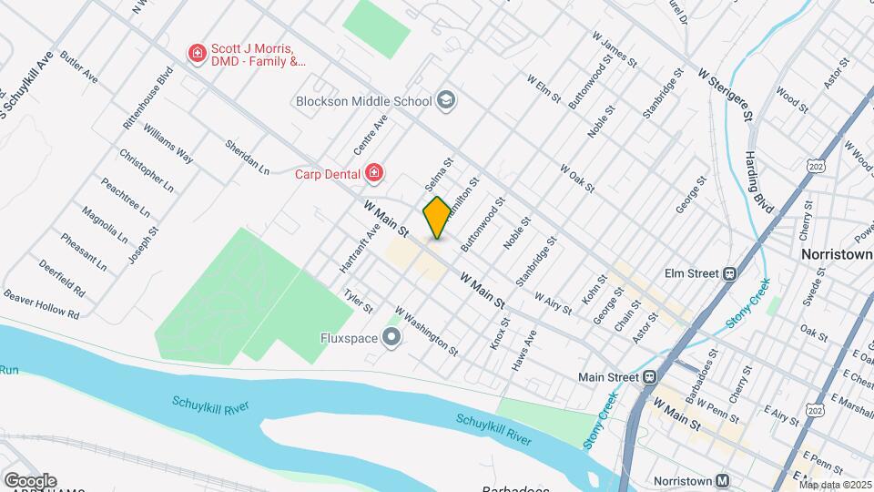 1117 W Main St, Unit Apt A Map and Location Details