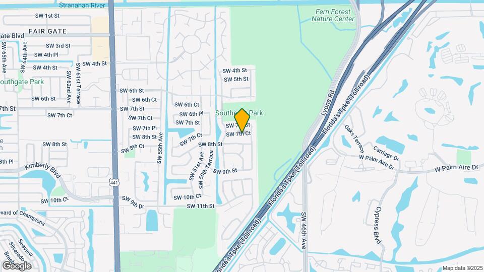 4971 SW 7th Ct Map and Location Details