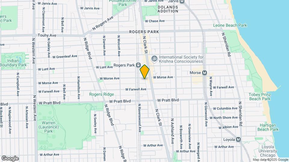 1761 W Morse Ave Map and Location Details