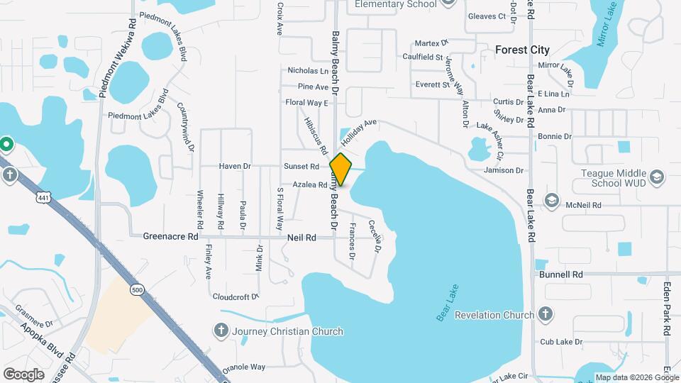 1439 Balmy Beach Dr Map and Location Details