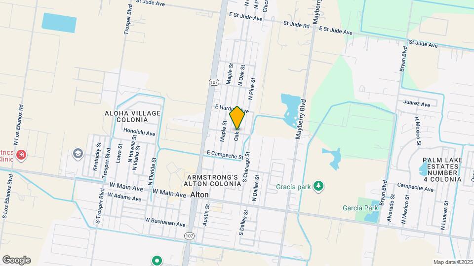 11 Oak St Map and Location Details