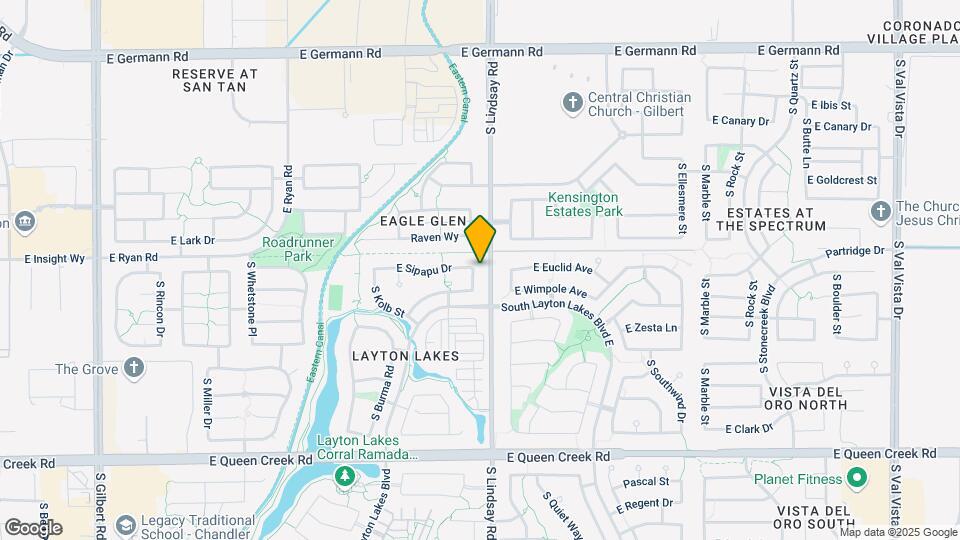 4435 S Squires Ln Map and Location Details