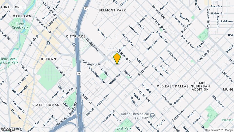2016 N Haskell Ave. Map and Location Details