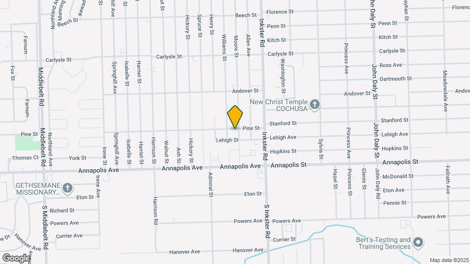 4312 Moore St Mapa y Detalles de la Ubicación