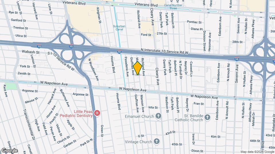 2216 Manson Ave Map and Location Details
