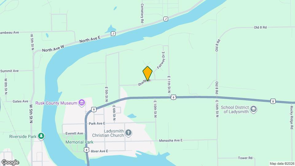 906 Shady Ln Mapa y Detalles de la Ubicación