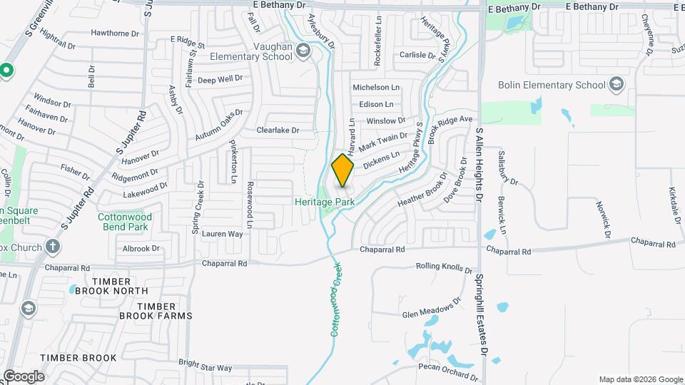 1222 Harvard Ln Map and Location Details