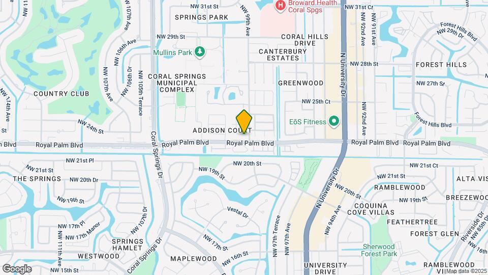 9960 NW 23rd St Map and Location Details