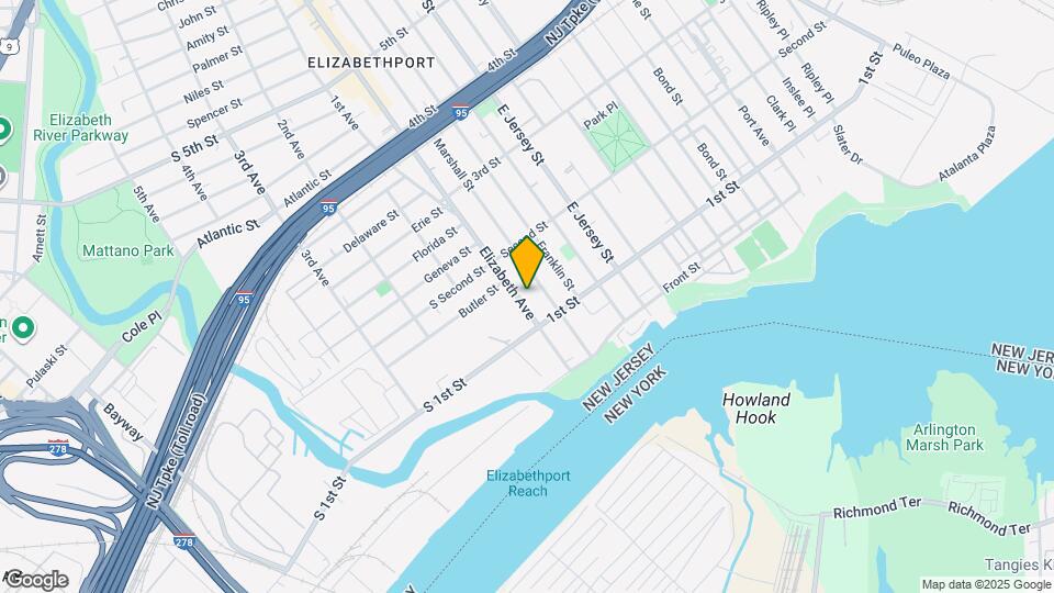 125 Elizabeth Ave Map and Location Details