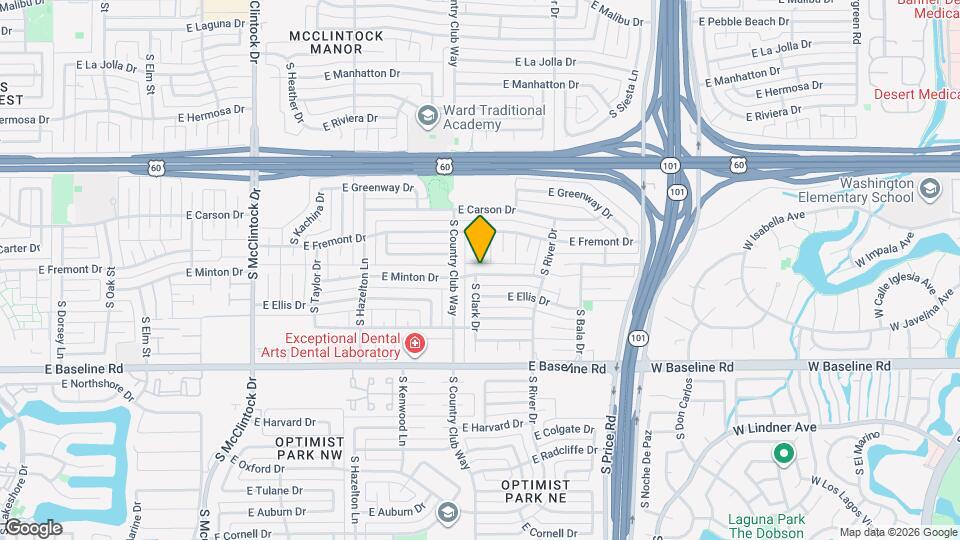 2028 E Minton Dr Mapa y Detalles de la Ubicación