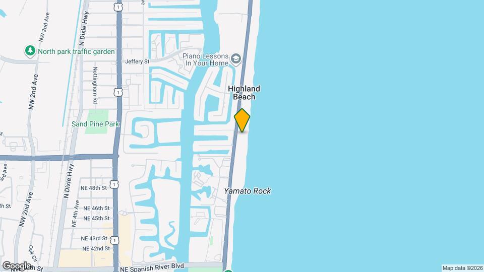 4511 S Ocean Blvd, Unit 106 Map and Location Details