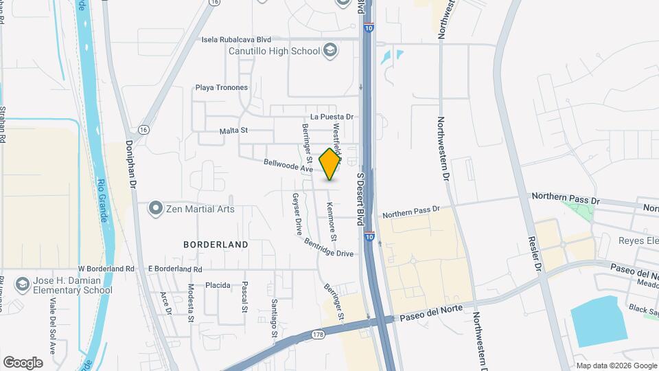 421 Nordstrom Avenue Map and Location Details