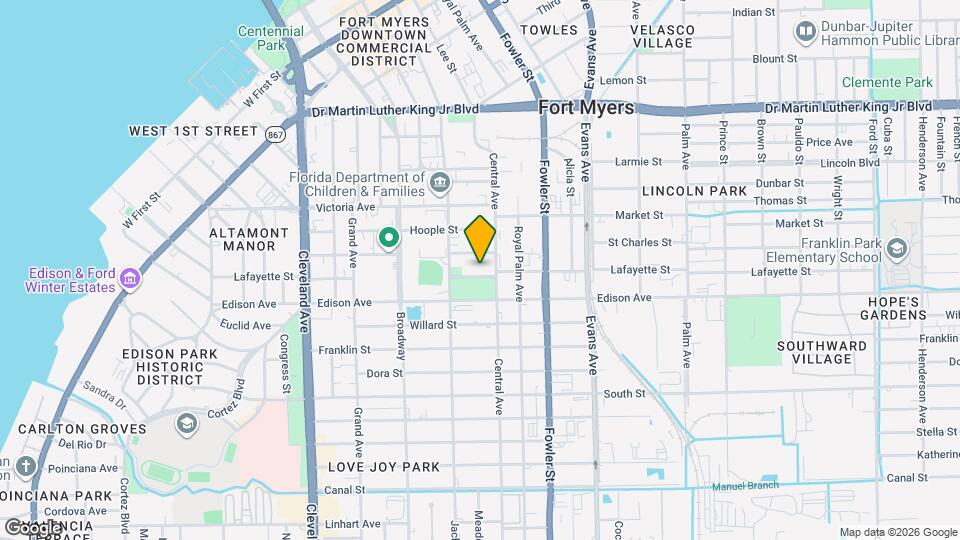 2351 Lafayette St Map and Location Details